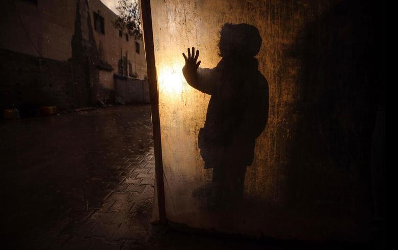 اردوگاه آوارگان جنگ در شهر دیرالبلح