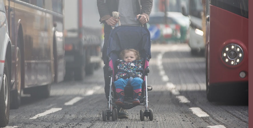 اثر الودگی هوا بر کودکان