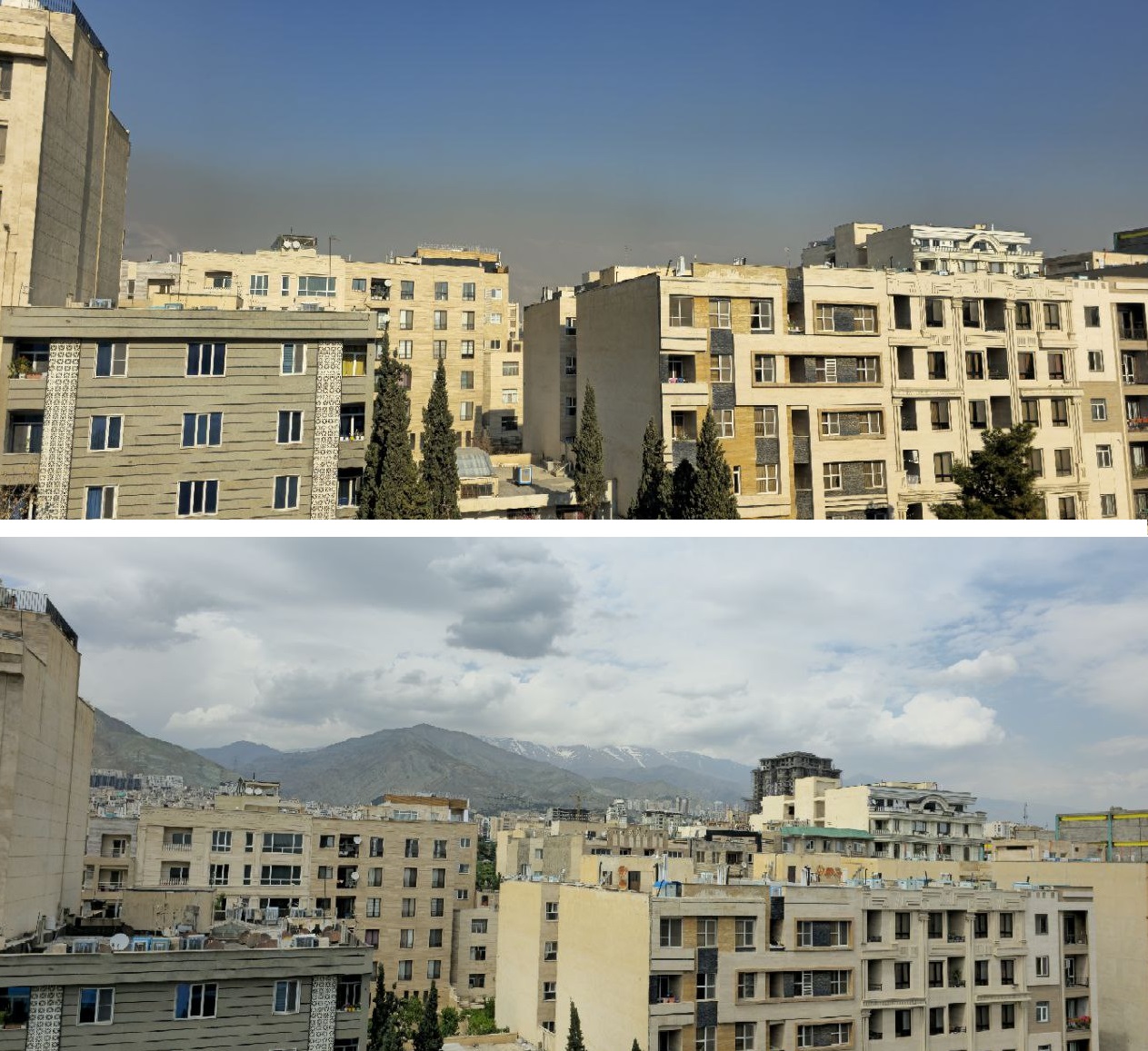 الودگی هوای تهران پونک