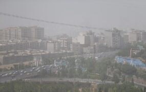 باران آلودگی هوای تهران