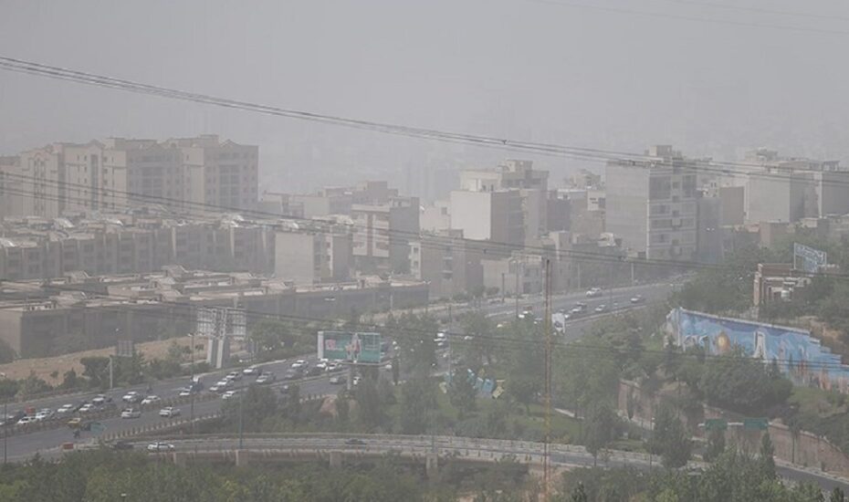 باران آلودگی هوای تهران