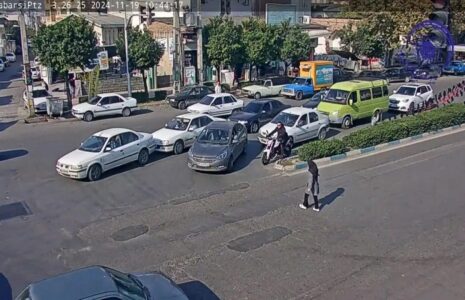 تصادف وحشتناک در بلوار طبرسی آمل