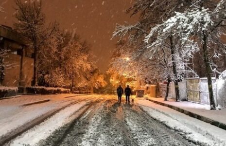 تهران بارش برف و کاهش دما