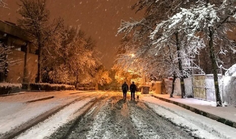 تهران بارش برف و کاهش دما