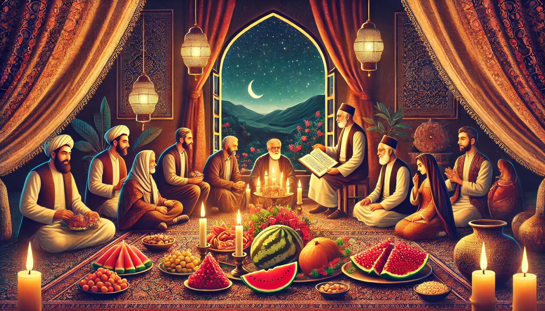 شب یلدای ایرانی 1403 .