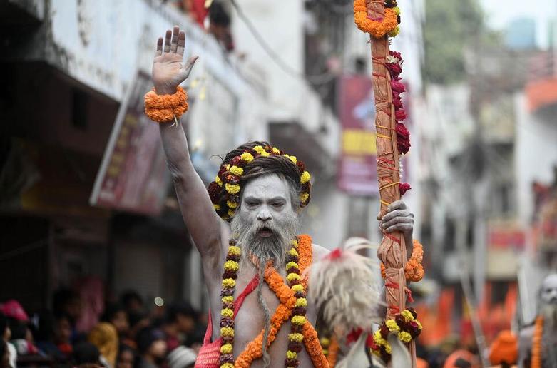 مراسم آیینی هندوها در اوتارپرادش هند