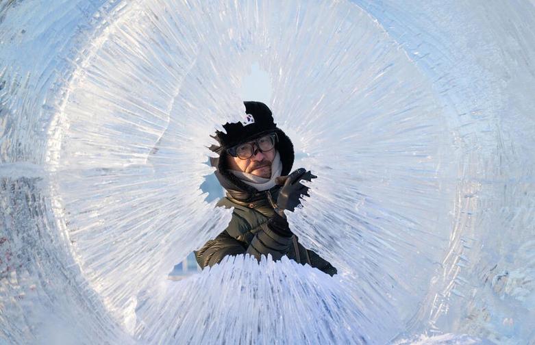 نمایشگاه سالانه مجسمه های یخی و برفی