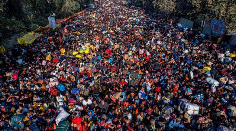 جشنواره آیینی "ماها کومب" هندوها