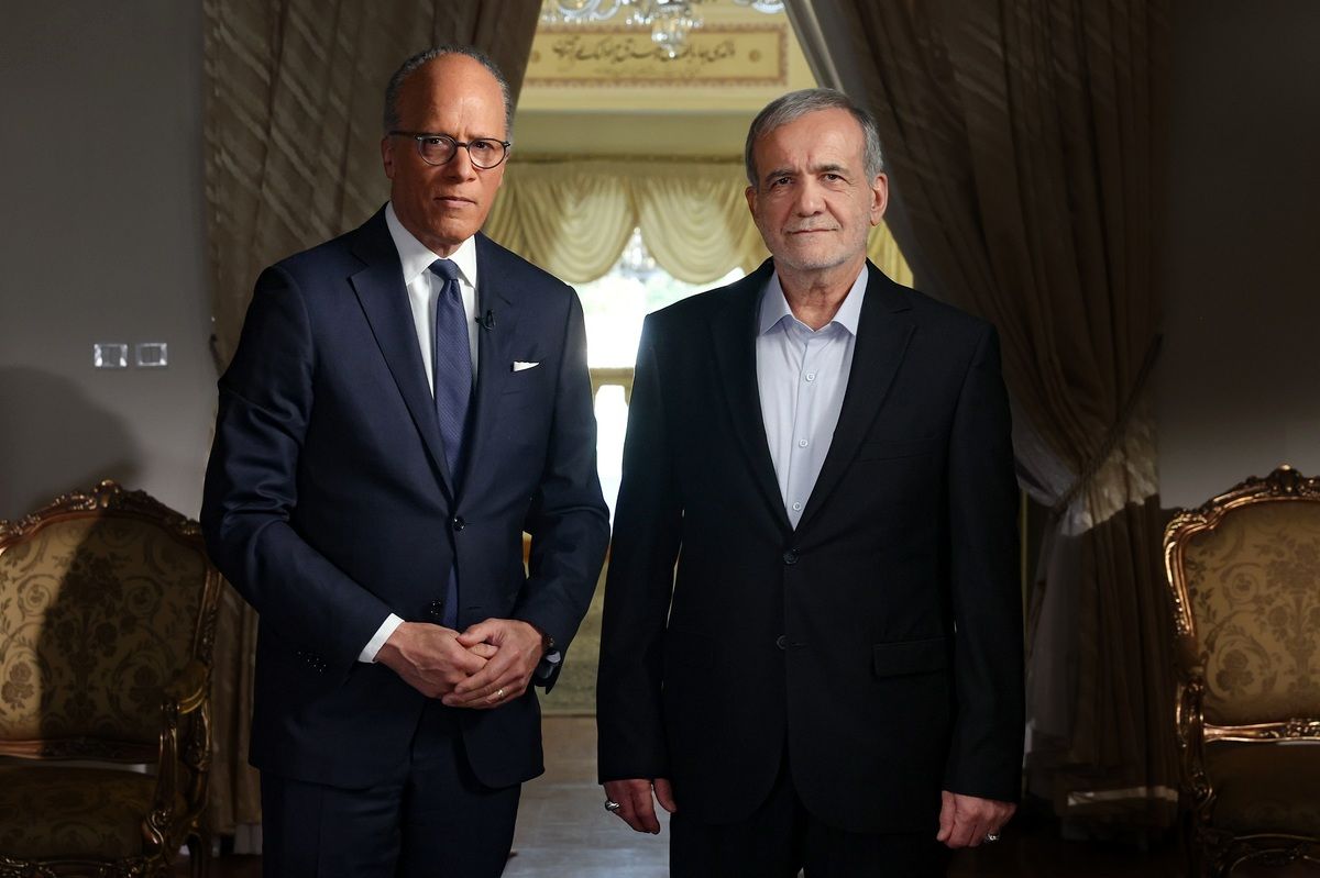 پزشکیان با شبکه تلویزیونی NBC آمریکا