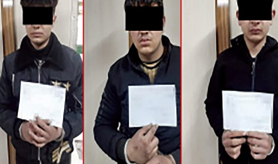 بازداشت 3 دزد 17 ساله هنگام سرقت