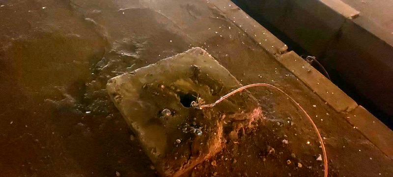 تصادف آتشین در تهران