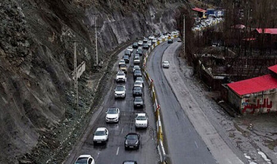 محدودیت ترافیکی جاده چالوس