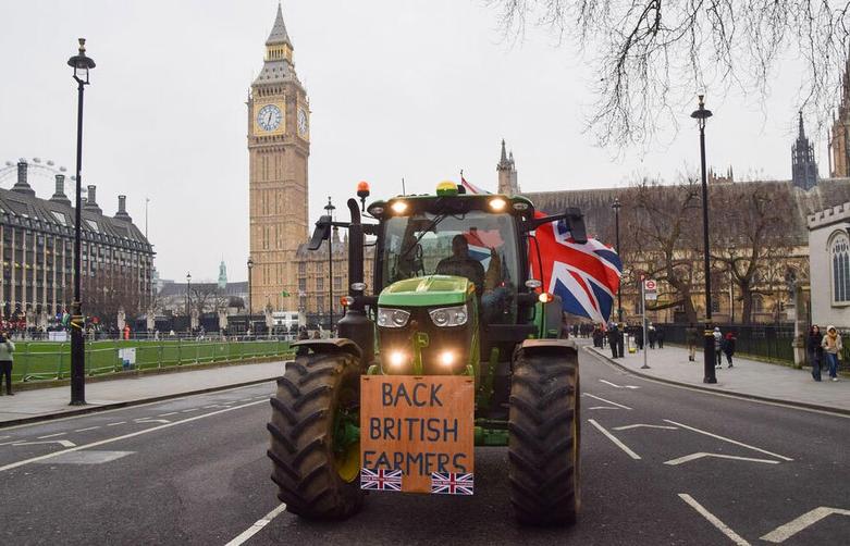 اعتراضات کشاورزان انگلیسی 