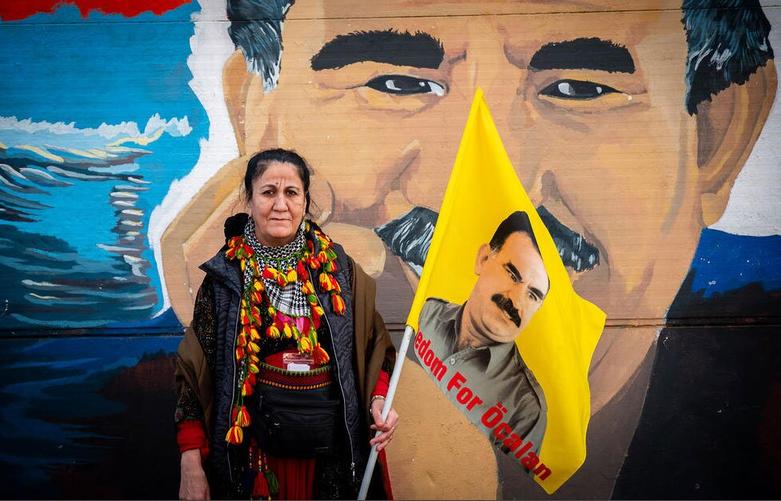 تظاهرات صدها تن از کردها در شهر رم ایتالیا