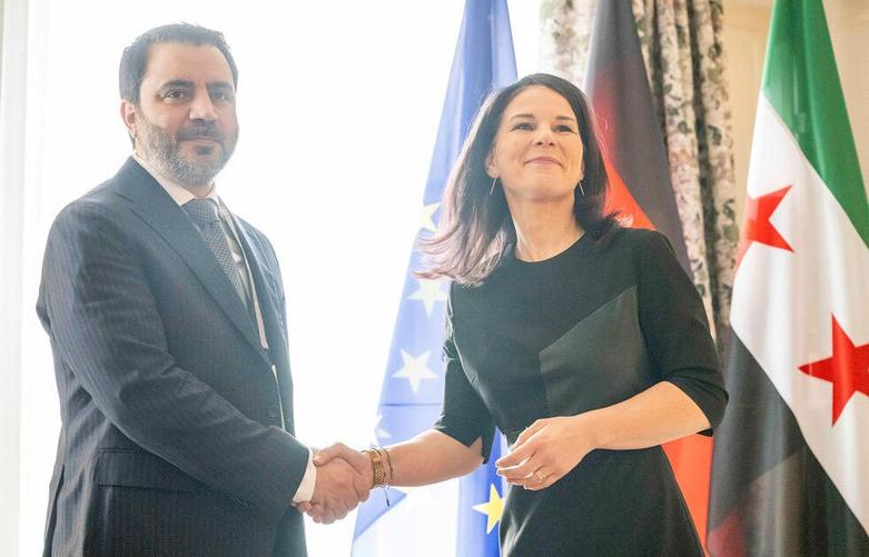 دیدار وزیر خارجه دولت خودخوانده سوریه با همتای آلمانی