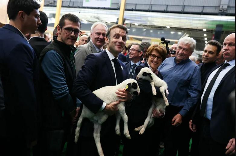 رئیس جمهوری فرانسه در مراسم افتتاحیه