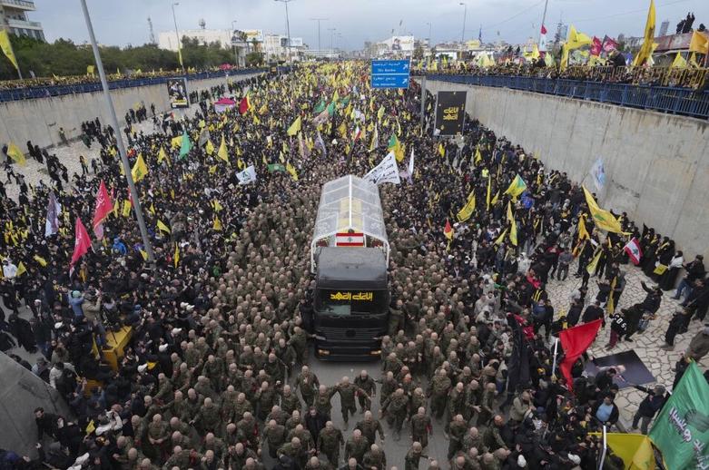 تشییع سید حسن نصرالله دبیرکل فقید حزب الله لبنان