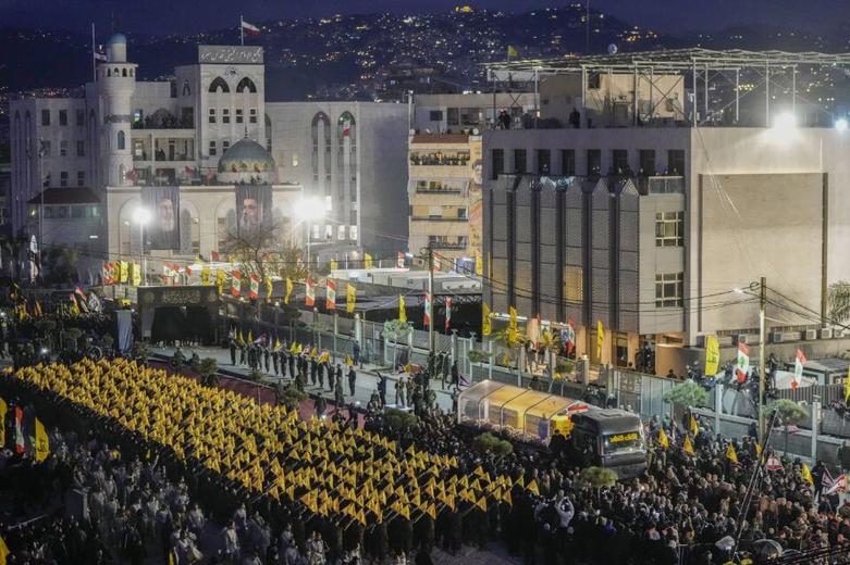 تشییع سید حسن نصرالله دبیرکل فقید حزب الله لبنان