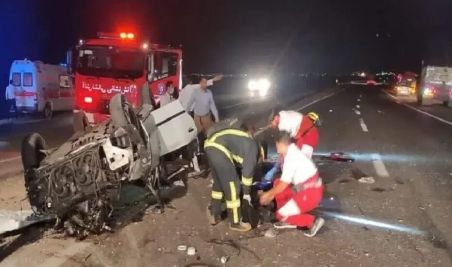 سقوط مرگبار پژو پل هوایی