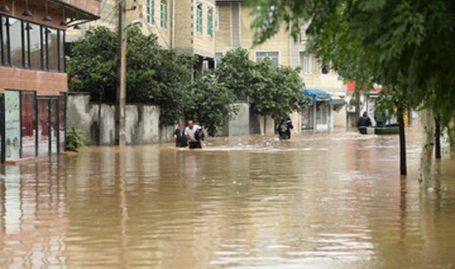 بالا آمدن رودخانه های رشت