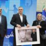 تجلیل از همسر ناصرخان حجازی و فرشاد پیوس