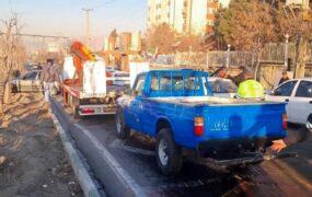 تصادف زنجیره‌ای اتوبان شهید بابایی