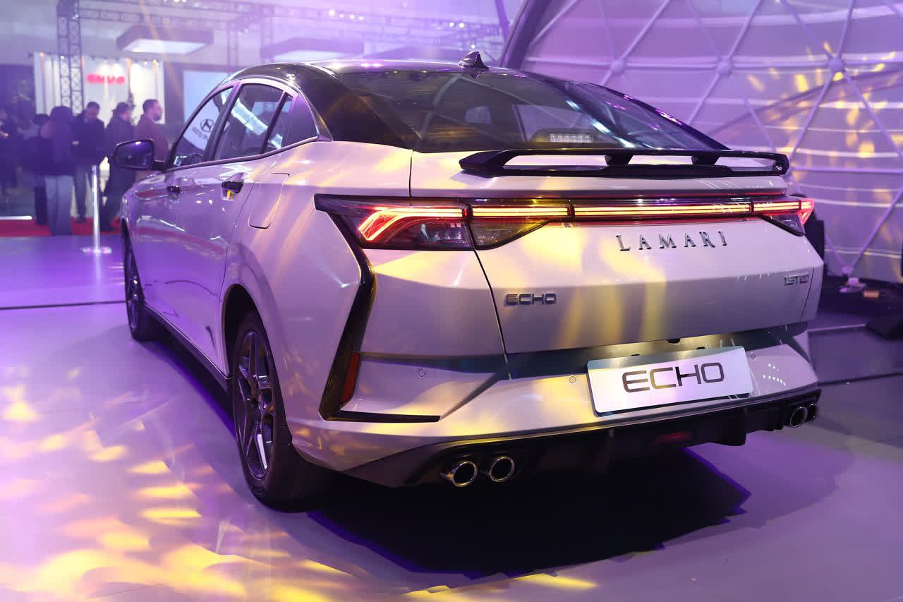 سدان جدید لاماری اکو رونمایی شد؛ ترکیب زیبایی و فناوری پیشرفته لاماری اکو