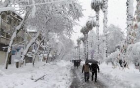 گیلان در محاصره برف و باران