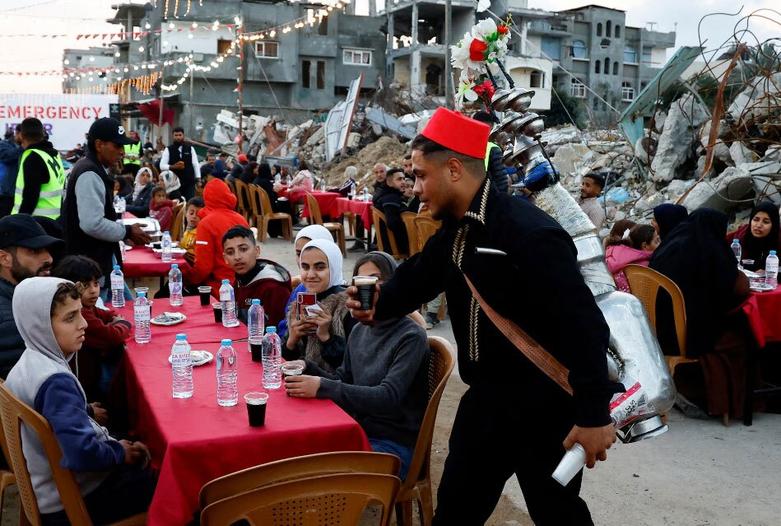 رمضان در ویرانه های جنگ در نوار غزه