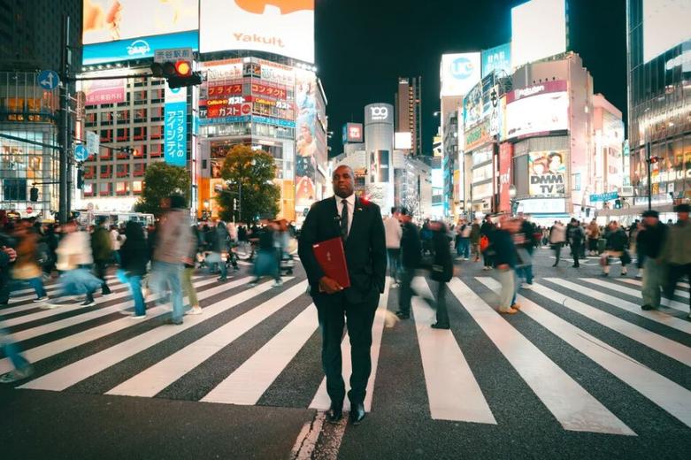 وزیر خارجه انگلیس در شهر توکیو