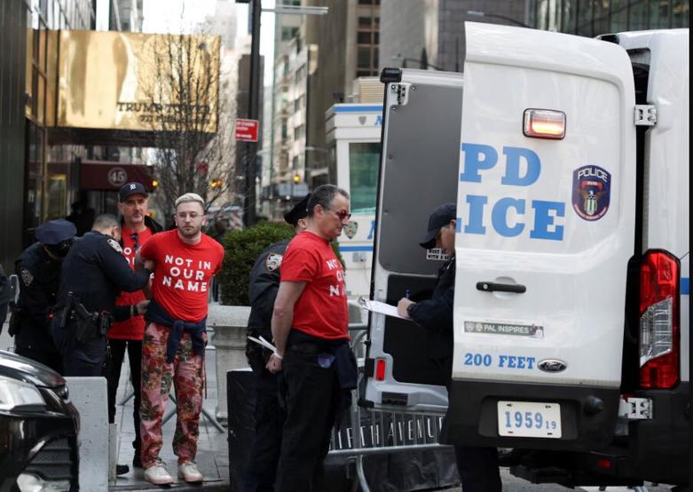 تجمع اعتراضی یهودیان حامی فلسطین