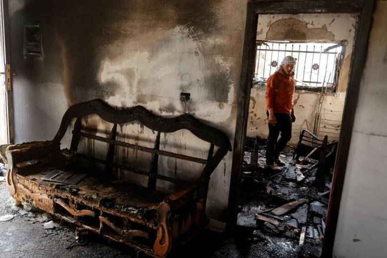 حمله شهرک نشینان اشغالگر اسرائیلی به خانه فلسطینی ه