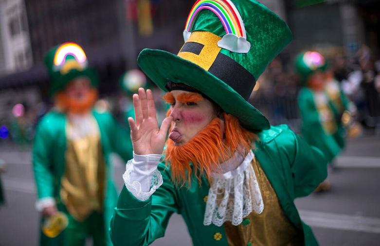 رژه روز "سنت پاتریک" در شهر مادرید