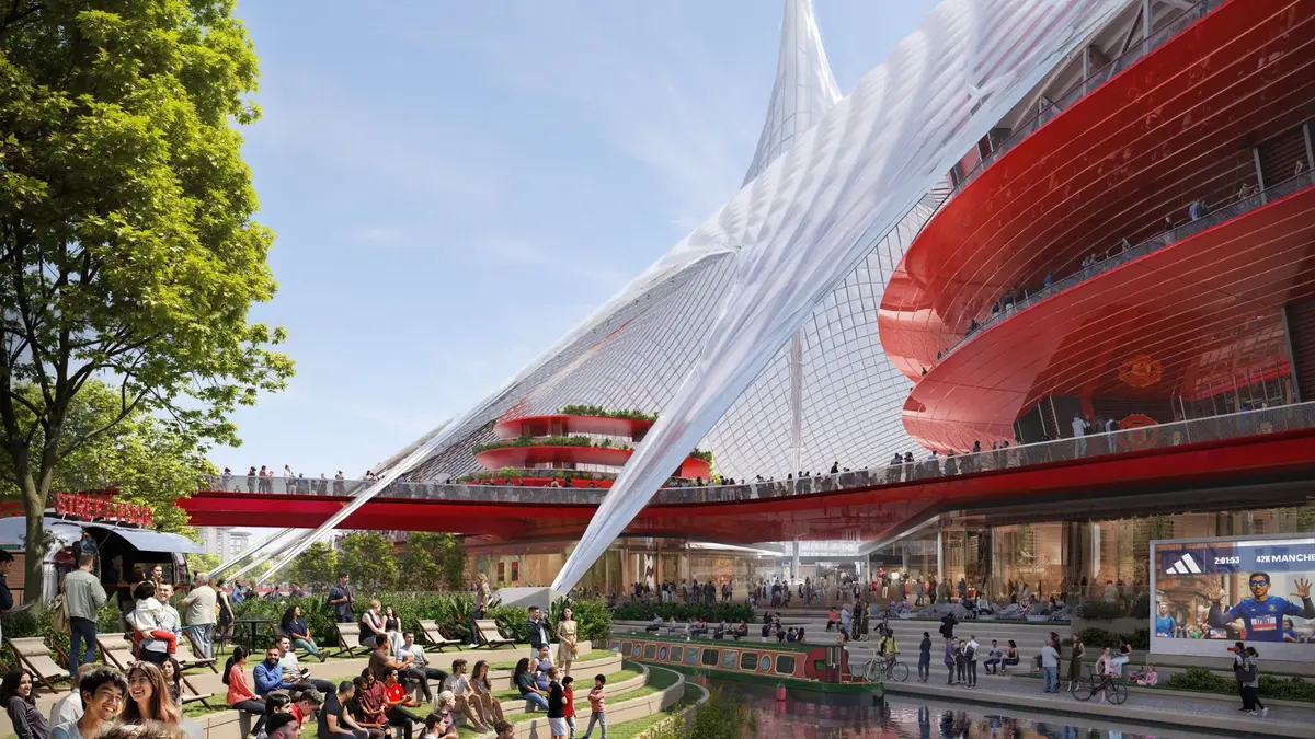  استادیومی با سقف خورشیدی مشابه چتر