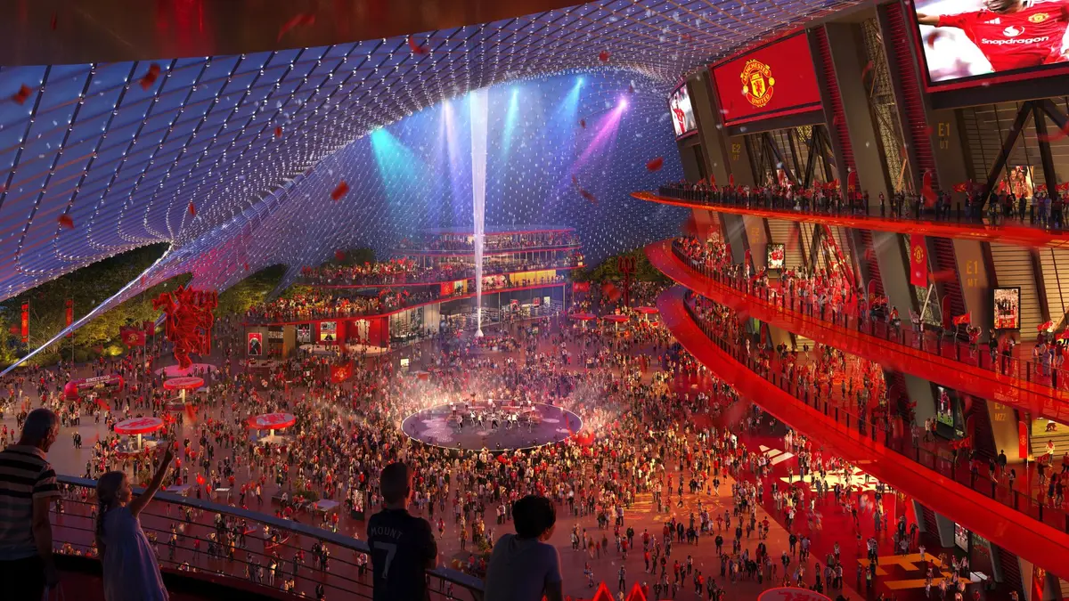  استادیومی با سقف خورشیدی مشابه چتر