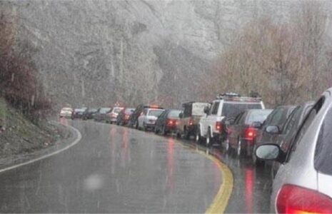 برف و باران و ترافیک