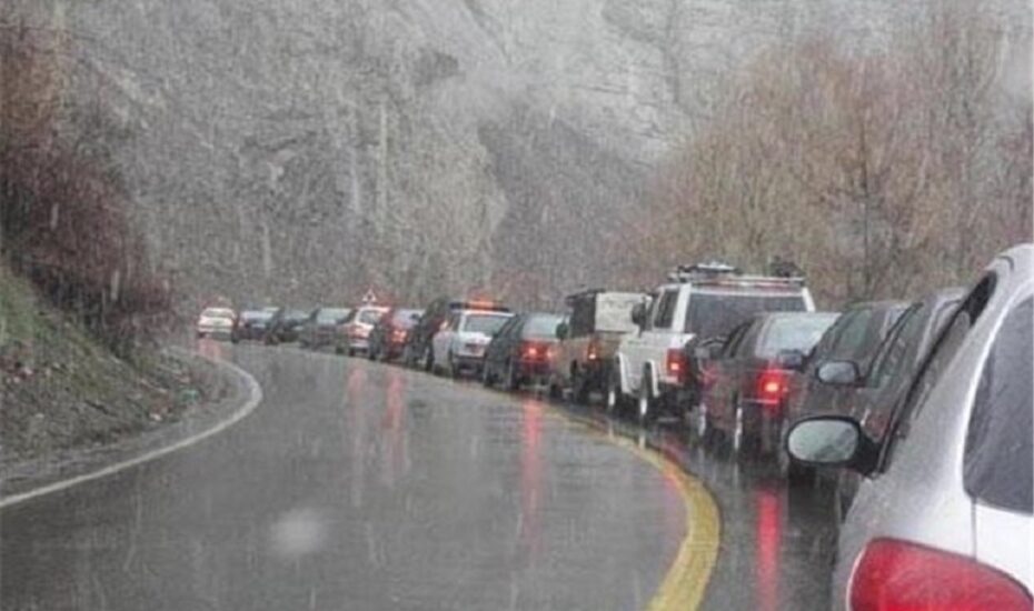 برف و باران و ترافیک