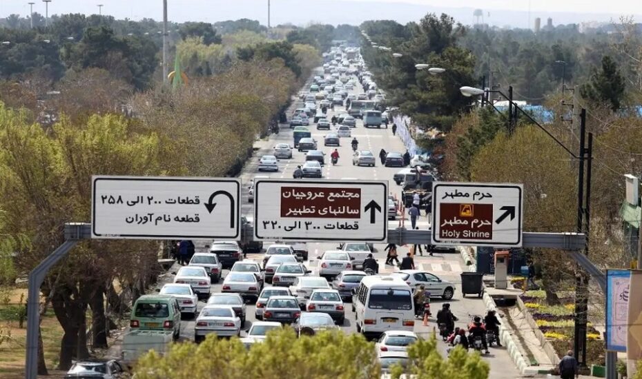ترافیک پرحجم بهشت زهرا
