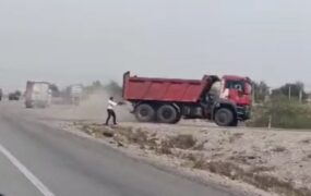 توقیف کامیون سرقتی