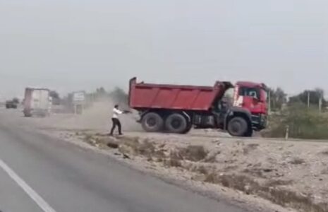 توقیف کامیون سرقتی