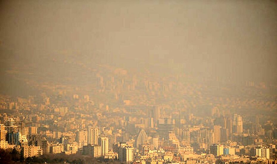 هوای تهران در شرایط ناسالم هوای تهران شرایط ناسالم