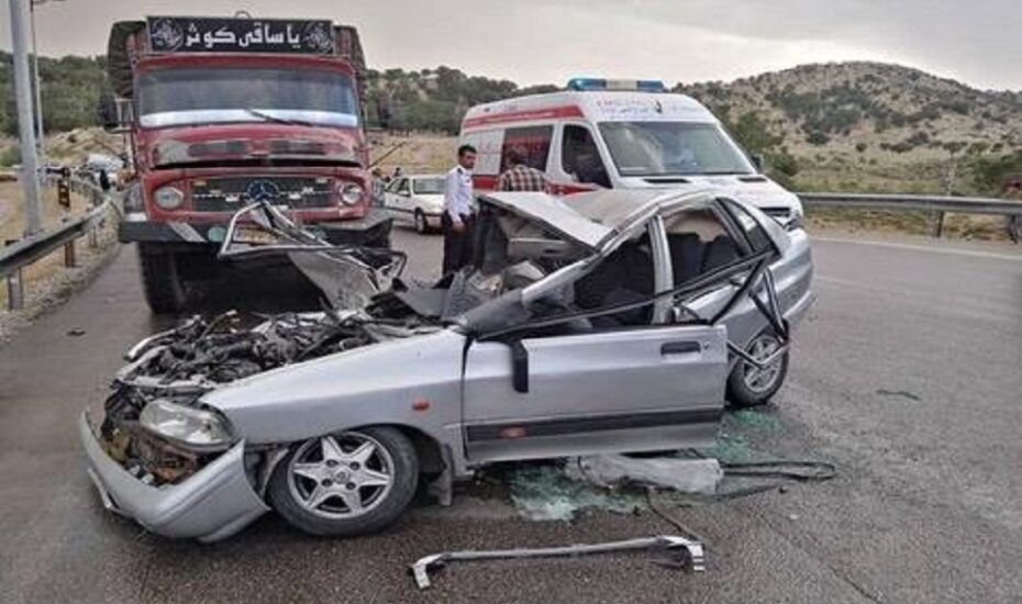 کشته مجروح تصادف
