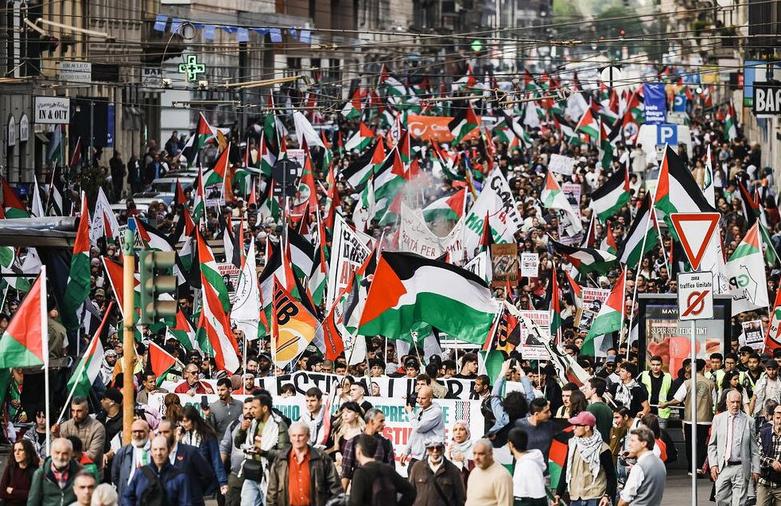 تظاهرات در حمایت از فلسطین و غزه 