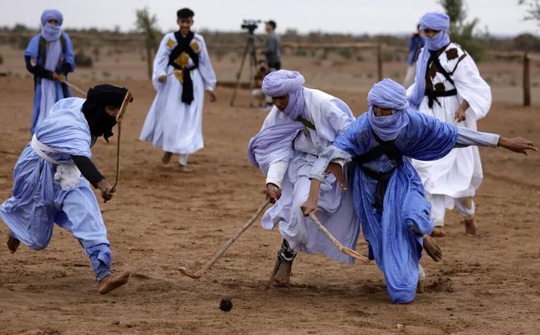 مسابقات هاکی روی شِن بین عشایر مراکش