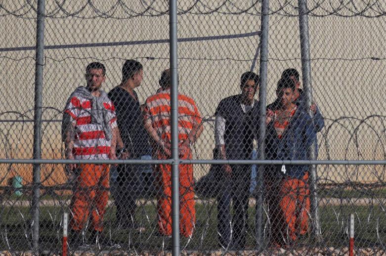 مهاجران ونزوئلایی غیرقانونی دستگیر شده در ایالت تگزاس