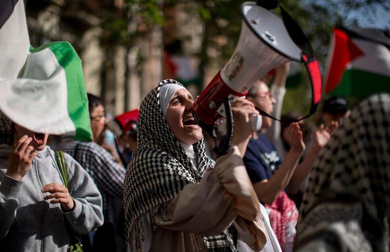 تظاهرات حامیان فلسطین در محکومیت نسل کشی اسرائیل در غزه