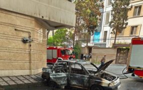 انفجار خودرو در محله قلهک