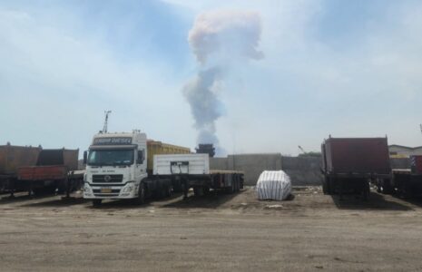 انفجار شدید در گمرک شهید رجایی