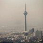 هوای تهران آلوده است