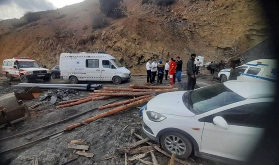 ریزش معدن در بجستان